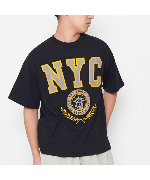 MODISH GAZE(モディッシュ ガゼ)/NYC Tシャツ/ブラック