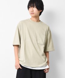 KENES GRAFFITI(ケネスグラフィティ)/Tシャツ＆タンクトップレイヤードセット/グレー