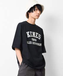 KENES GRAFFITI(ケネスグラフィティ)/アーチロゴプリントTシャツ/ブラック