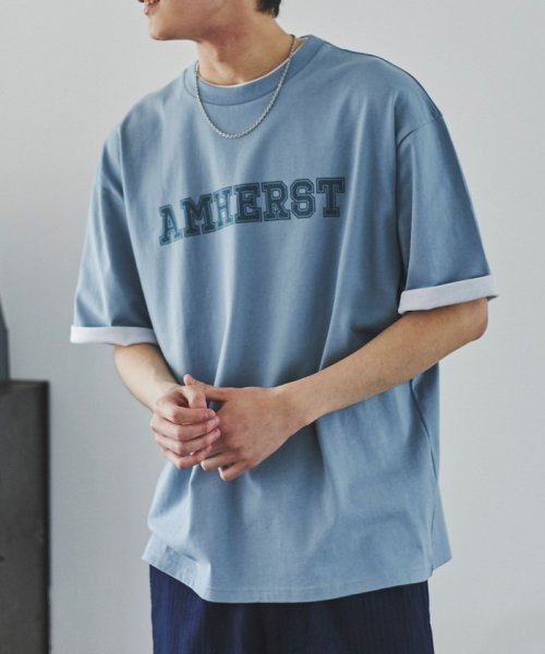 セール フェイクレイヤードカレッジプリントtシャツ コーエン Coen Magaseek