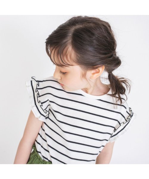 セール 接触冷感 袖フリル半袖tシャツ ブランシェス Branshes Magaseek