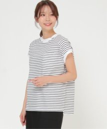 ikka(イッカ)/コットンUSA フレンチスリーブTシャツ/その他