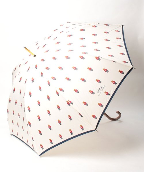 POLO RALPH LAUREN(umbrella)(ポロラルフローレン（傘）)/傘　”POLO BEAR ツイル”/オフホワイト