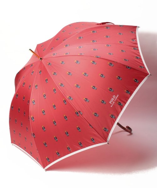 POLO RALPH LAUREN(umbrella)(ポロラルフローレン（傘）)/傘　”POLO BEAR ツイル”/レッド