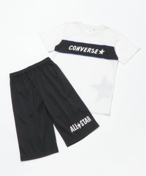 ikka kids(イッカ　キッズ)/【WEB限定】【キッズ】CONVERSE コンバース バックスターセットアップ（130〜160cm）/オフホワイト