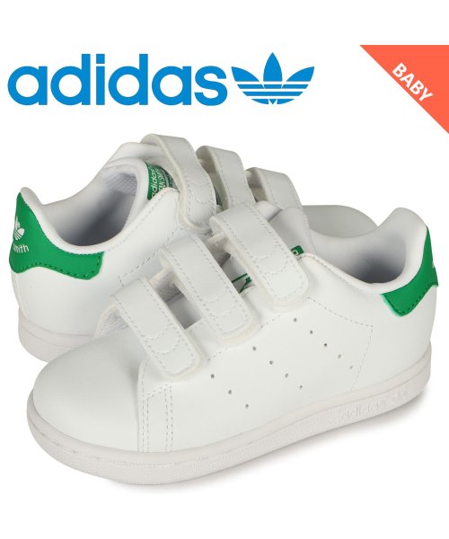 Adidas(アディダス)/アディダス オリジナルス adidas Originals スタンスミス スニーカー ベビー ベルクロ STAN SMITH CF I ホワイト 白 FX753/その他