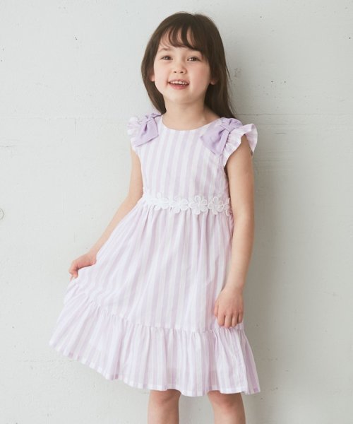 セール ストライプ柄ワンピース エニファム キッズ Anyfam Kids Magaseek