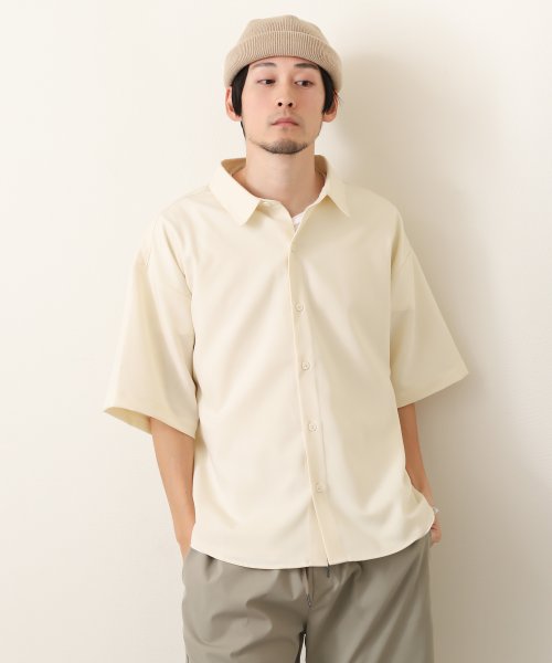 ZIP FIVE(ジップファイブ)/TR/レギュラーカラーシャツ/ホワイト