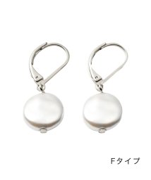 cream dot(クリームドット)/選べる9type 艶めくバロックパール風ピアス/シルバー系5