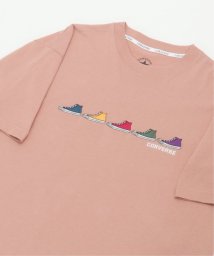 ikka(イッカ)/CONVERSE コンバース 5シューズ刺繍Tシャツ/ピンク
