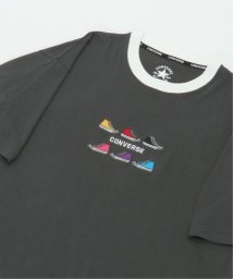 ikka(イッカ)/CONVERSE コンバース 6シューズTシャツ/ブラック