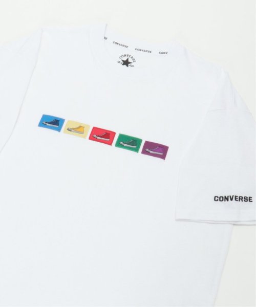 ikka(イッカ)/CONVERSE コンバース 5シューズボックスTシャツ/ホワイト