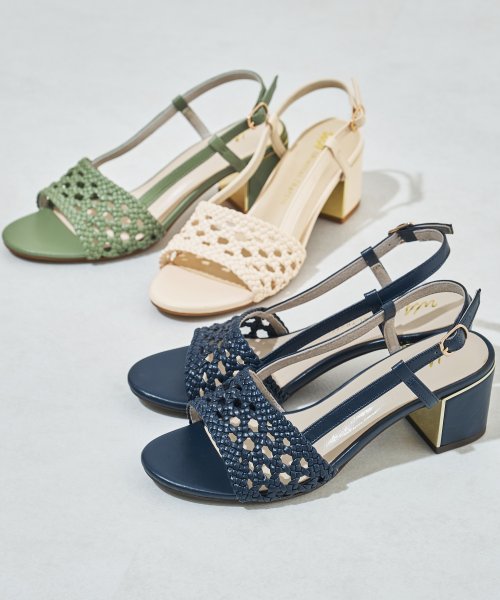 セール 22春夏新作 メッシュメタリックラインヒールサンダル 224 ダブルエー オリエンタルトラフィック Wa Oriental Traffic Magaseek