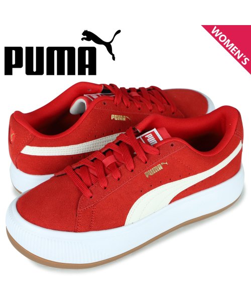 Puma プーマ スウェード マユ スニーカー レディース 厚底 スエード Suede Mayu レッド 08 プーマ Puma Magaseek Puma プーマ スウェード マユ スニーカー レディース 厚底 スエード Suede Mayu レッド 08 プーマ Puma Magaseek