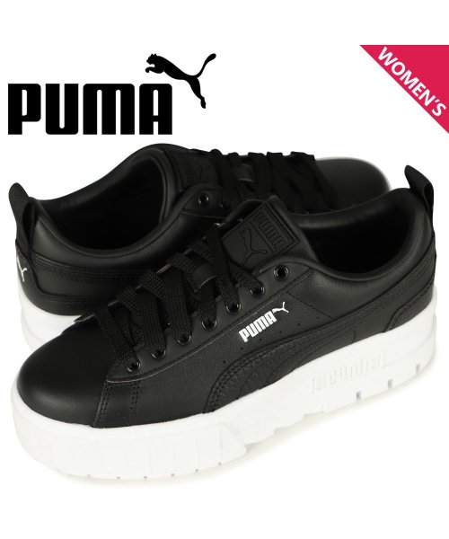 Puma プーマ メイズ クラシック スニーカー レディース 厚底 Wmns Mayze Classic ブラック 黒 3849 03 プーマ Puma Magaseek