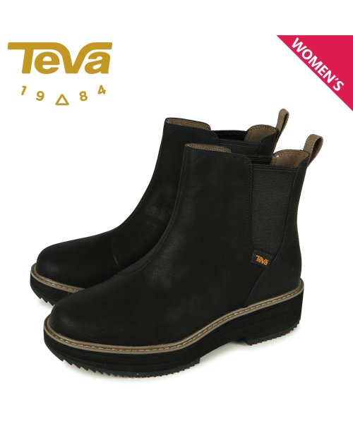 TEVA(テバ)/Teva テバ ブーツ サイドゴアブーツ ミッドフォーム チェルシー レディース MIDFORM CHELSEA ブラック 黒 1123094/ブラック