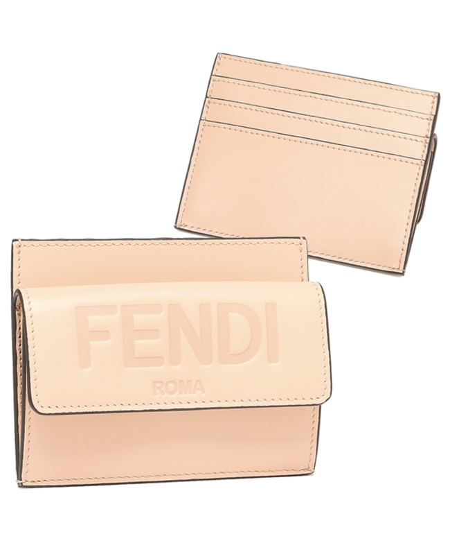 フェンディ カードケース コインケース フェンディローマ ピンク レディース FENDI 8M0423 AAYZ F14N1