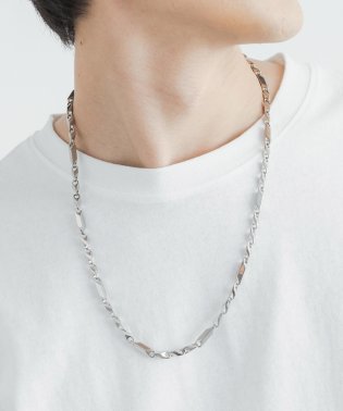 Rocky Monroe/チェーンネックレス メンズ レディース ステンレス カニカン マンテル式 ユニセックス アクセサリー シンプル カジュアル ペンダント ペア お揃い プレゼント/504649231