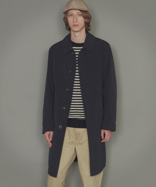 MACKINTOSH LONDON(MACKINTOSH LONDON（メンズ）)/【MACKINTOSH】【DUNKELD】シンセティックファブリックステンカラーコート/ネイビー