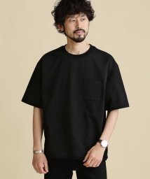 nano・universe(ナノ・ユニバース)/LB.04/オーガニックコットンビッグTシャツ/ブラック