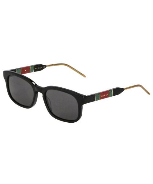 GUCCI(グッチ)/グッチ GG0602S サングラス インターナショナルフィット レクタングル スクエア メンズ/ブラック/グレー