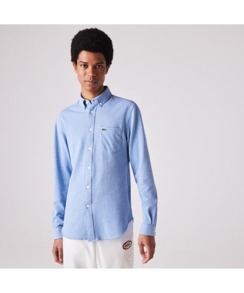 セール オーガニックコットン鹿の子ボタンダウンシャツ ラコステ メンズ Lacoste Mens Magaseek