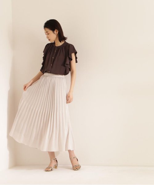 natural beauty basic スカート（エアリープリーツスカート）
