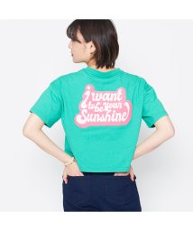 Spiritoso(スピリトーゾ)/ポップカラークロップドTシャツ/グリーン