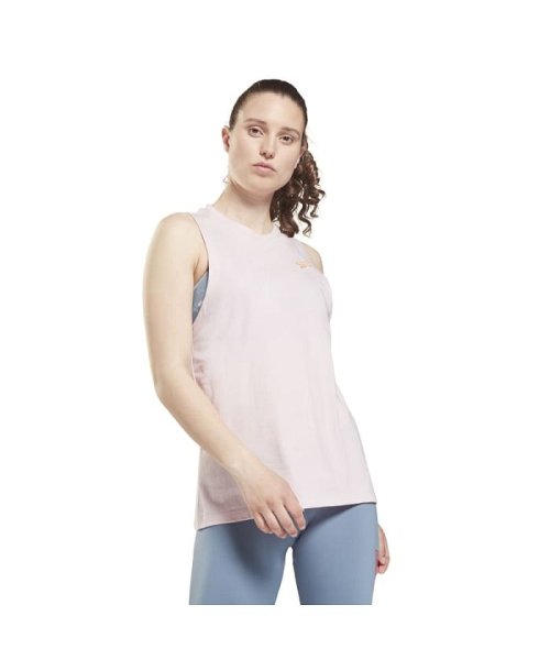 Reebok(リーボック)/ワークアウト レディ MYT マッスル タンクトップ / Workout Ready MYT Muscle Tank Top/ピンク