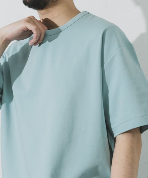 URBAN RESEARCH(アーバンリサーチ)/シルケットポンチTシャツ/BLUEGREEN