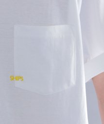 SHIPS MEN(シップス　メン)/*SHIPS: マイクロ SHIPSロゴ ポケット Tシャツ/ストーン
