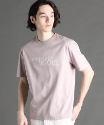 MONSIEUR NICOLE(ムッシュニコル)/グラフィックTシャツ/08ピンク