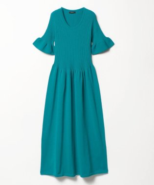 allureville/フレアスリーブニットワンピース/504637016