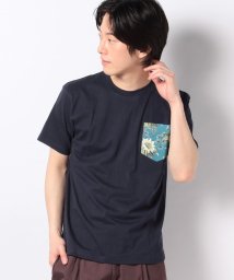 STYLEBLOCK(スタイルブロック)/半袖ポケットTシャツ/Bネイビー