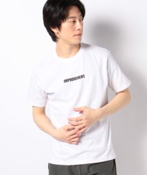 STYLEBLOCK(スタイルブロック)/半袖ロゴプリントTシャツ/Dホワイト