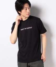 STYLEBLOCK(スタイルブロック)/半袖ロゴプリントTシャツ/ブラックC