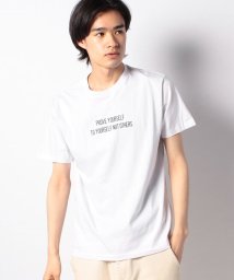 STYLEBLOCK(スタイルブロック)/半袖ロゴプリントTシャツ/Bホワイト