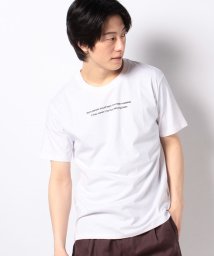 STYLEBLOCK(スタイルブロック)/半袖ロゴプリントTシャツ/Eホワイト
