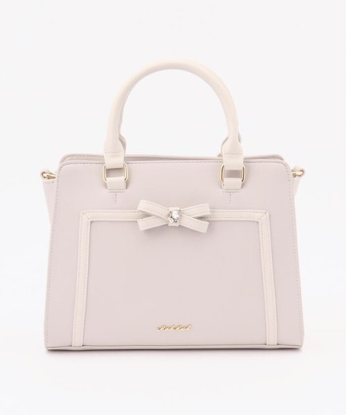 フレームリボンミドルトートバッグ ミッシュマッシュ Misch Masch Magaseek