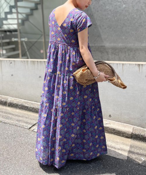 セール Web限定 2way花柄ティアードワンピース ノーリーズ Nolley S Magaseek