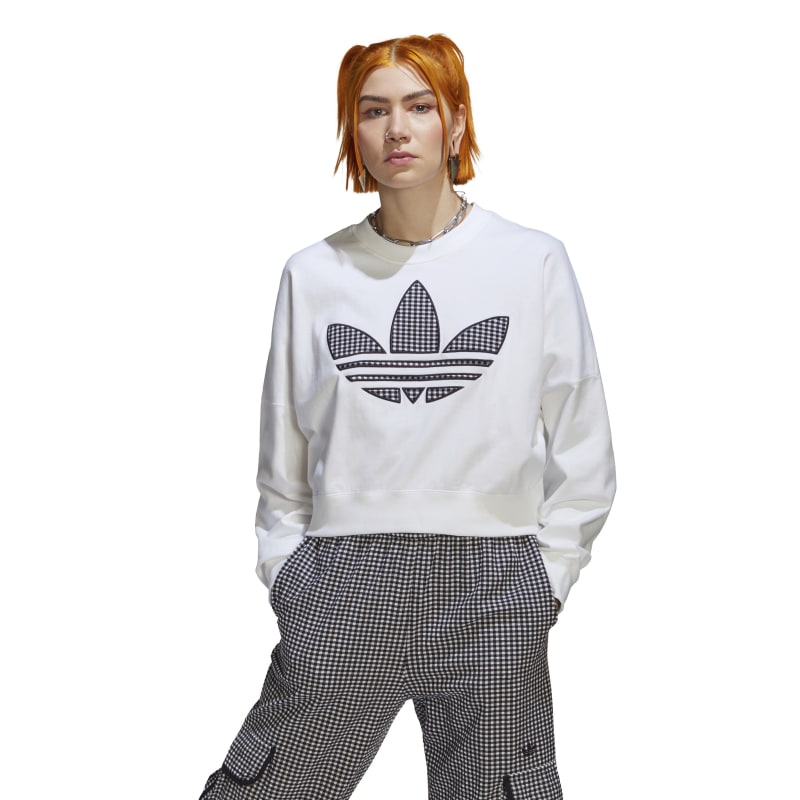 【adidas】アディダス トレフォイルロゴ ルーズ スウェット XL グレー