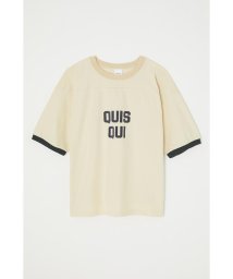moussy(マウジー)/NUMBER Tシャツ/ECRU
