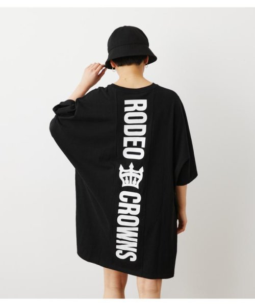 セール ロデオクラウンズワイドボウル Rodeo Crowns Wide Bowl 切り替えロゴワンピース Magaseek