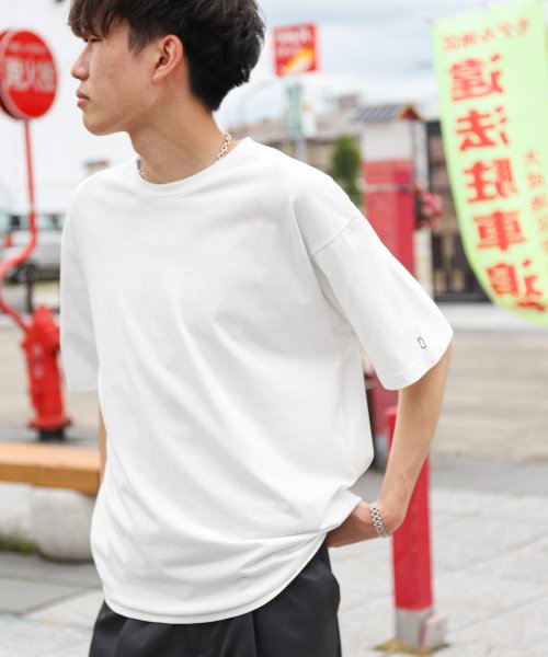 ZIP FIVE(ジップファイブ)/無地Tシャツ/ホワイト