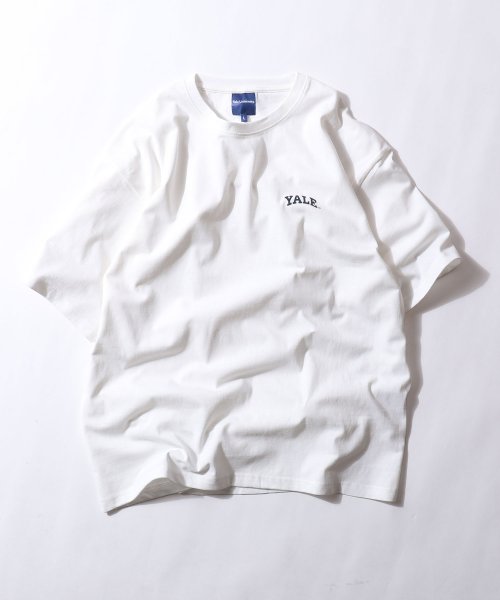 ZIP FIVE(ジップファイブ)/YALE/BIGシルエットTシャツ/ホワイト系1