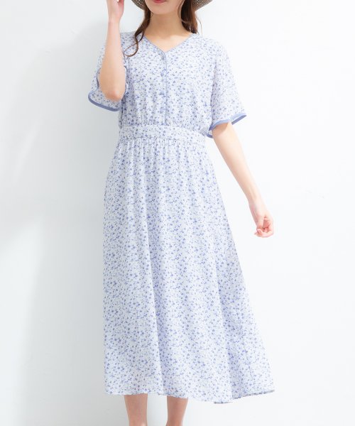 ハニーズ Honeys 配色ｖネックワンピース Magaseek