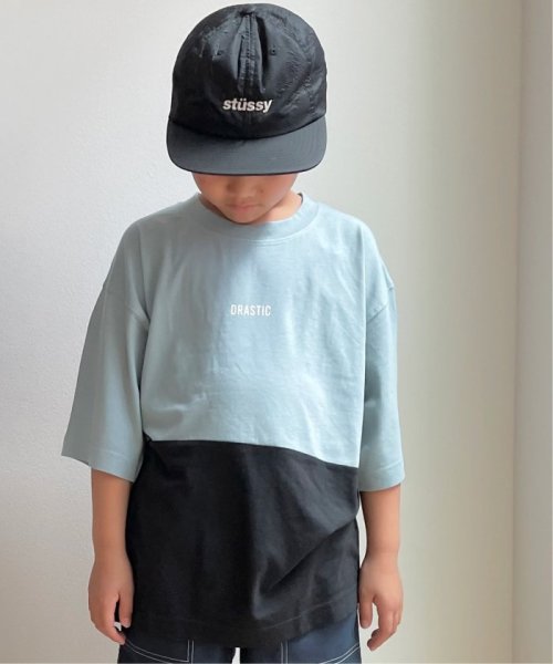 ikka kids(イッカ　キッズ)/【キッズ】【冷感】ブロッキングTシャツ（100〜160cm）/ブルー