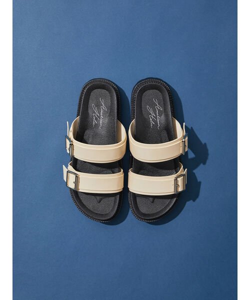 セール Web限定 ボリュームソールダブルベルトサンダル アメリカンホリック American Holic Magaseek