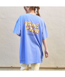 Spiritoso(スピリトーゾ)/BIGロゴチュニックTシャツ/ブルー