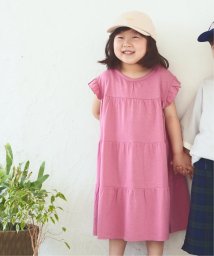 ikka kids(イッカ　キッズ)/【冷感】ティアードワンピース（120〜160cm）/ピンク